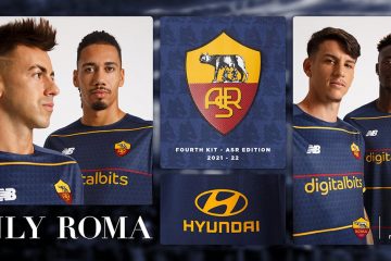 La nuova quarta maglia della Roma