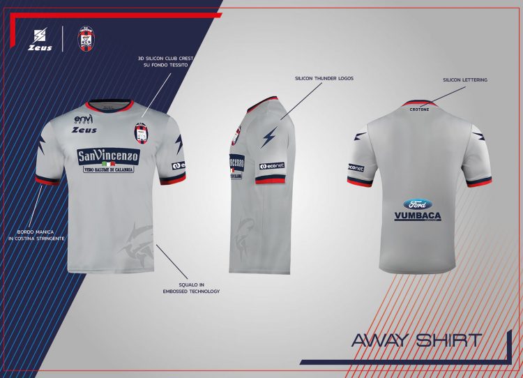 Maglia grigia Crotone away