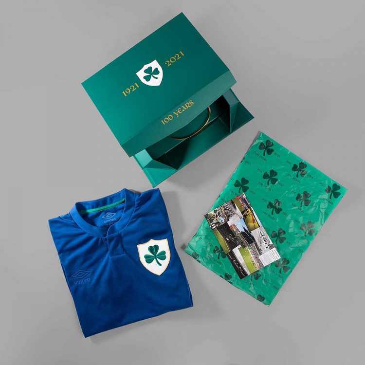 Box maglia centenario Irlanda Umbro