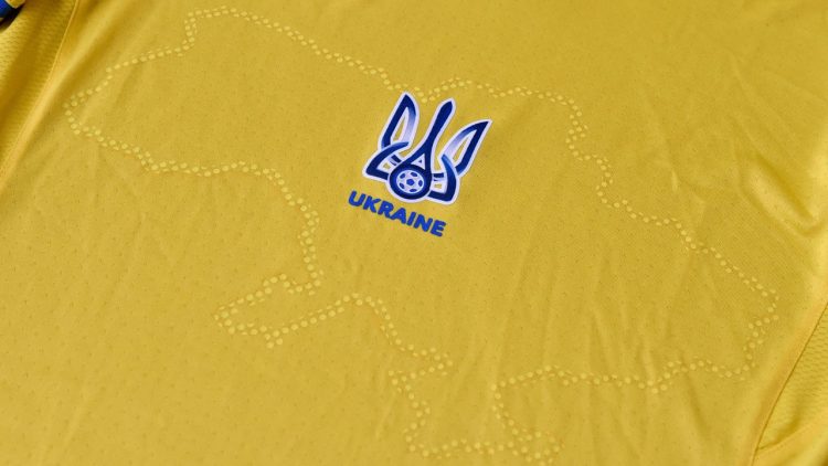 Mappa Ucraina sulla maglia