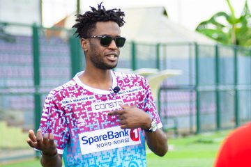 Malcom Bidali con la maglia del Tromso Qatar