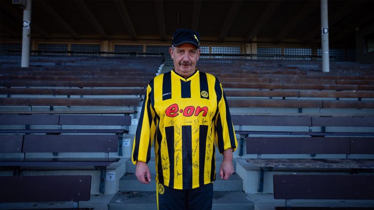 Sciarpa Borussia Dortmund - Vendita Maglie Calcio Vintage Match Worn Originali - Foto 5