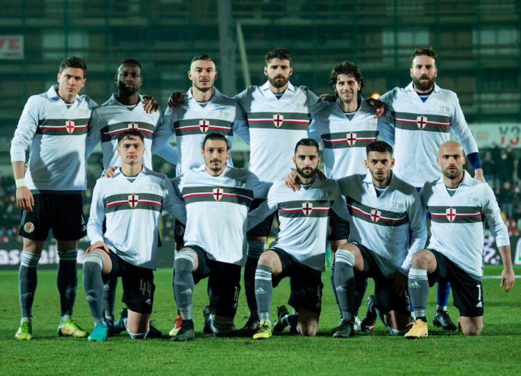 Alessandria, riproduzione maglia 1948-49 per i 110 anni