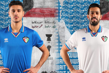 Le nuove maglie del Kuwait 2022 firmate Erreà