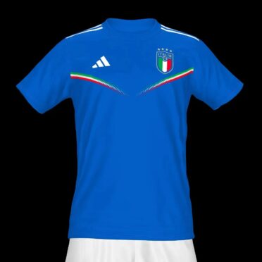 Maglia Italia bluceleste fronte