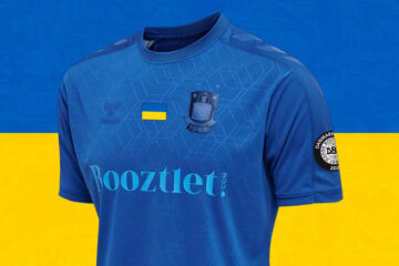 Il Brondby in gialloblù per sostenere l'Ucraina