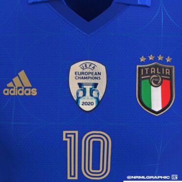 Maglia Italia azzurra Adidas nrmlgraphic