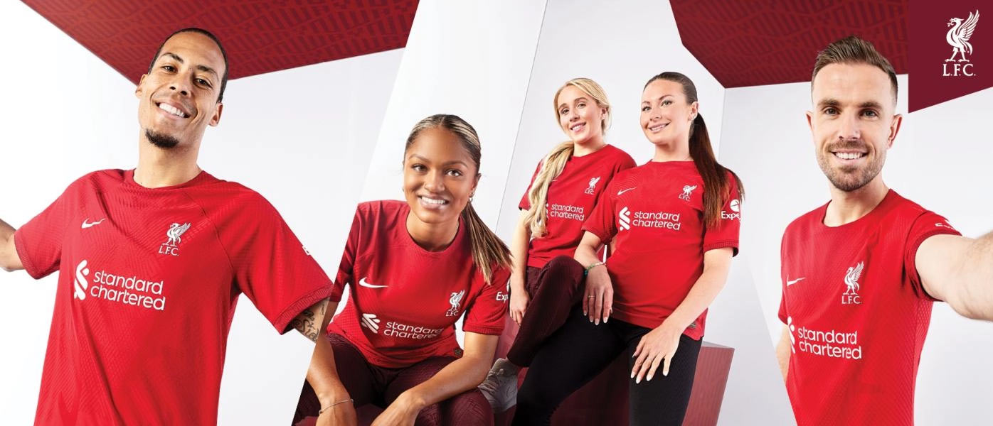 La nuova maglia del Liverpool 2023 firmata Nike