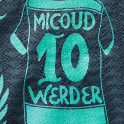 Il tatuaggio di Micoud sulla divisa del Werder