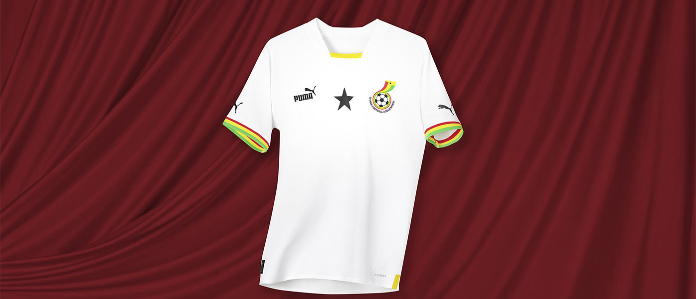 La nuova maglia del Ghana per i Mondiali 2022