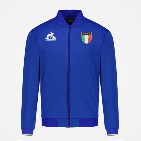 La felpa dell'Italia 1982 collezione Le Coq Sportif-Velasca