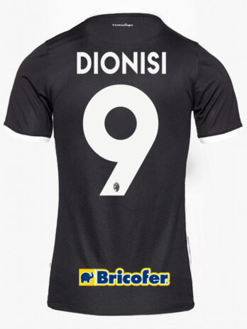 Seconda maglia ascoli nera 2022-23 retro