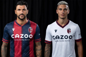 Le nuove maglie del Bologna 2022-2023