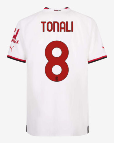 Maglia Milan away di tonali numero 8