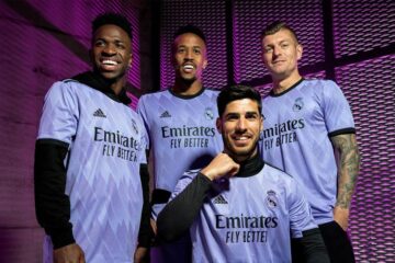 Real Madrid la seconda maglia malva 2022-2023