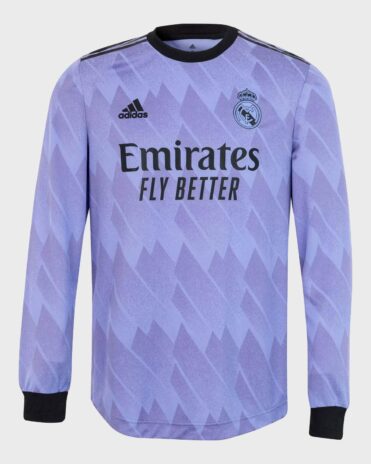 Maglia Real Madrid maniche lunghe viola away 2022-23