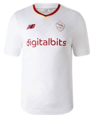 Seconda maglia Roma bianca 2022-2023