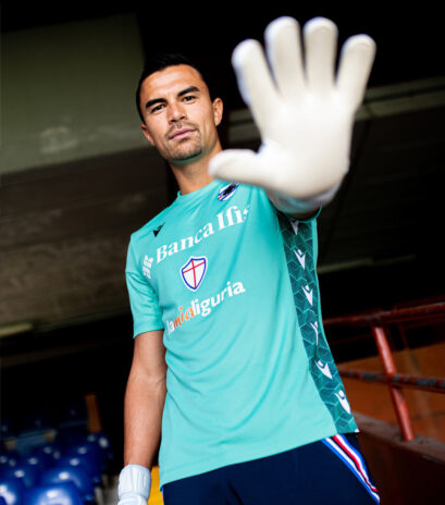 Audero Sampdoria kit portiere turchese