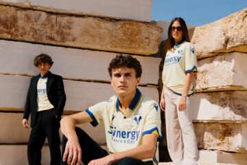 La nuova maglia away del Verona ispirata alla pietra delle cave