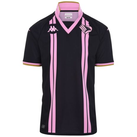 Seconda maglia Palermo nera con le bretelle 2022-2023