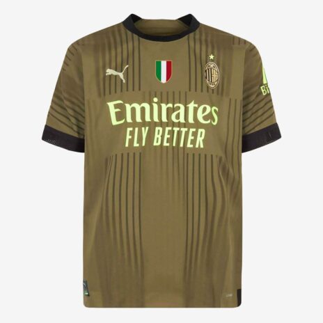 Terza divisa AC Milan verde 2022-2023