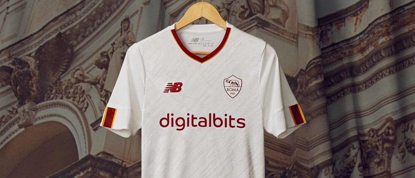 La nuova maglia away della AS roma 2022-2023