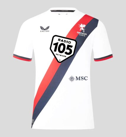 Seconda maglia Genoa 2022-2023 bianca