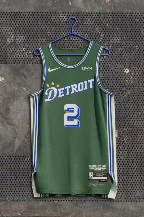 Canotta Detroit Pistons City Edition 2022 verde