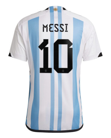 Maglia Messi 10 Argentina 2022 mondiali