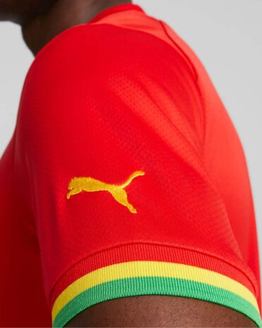 Maglia Ghana rossa mondiali 2022 manica