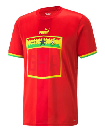 Seconda maglia Ghana rossa mondiali 2022 Puma