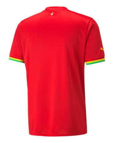 Seconda maglia Ghana rossa mondiali 2022 retro