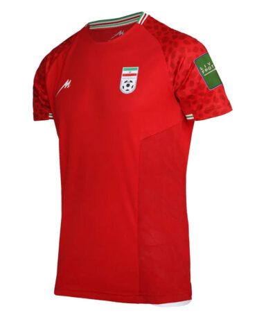 Maglia Iran away rossa 2022