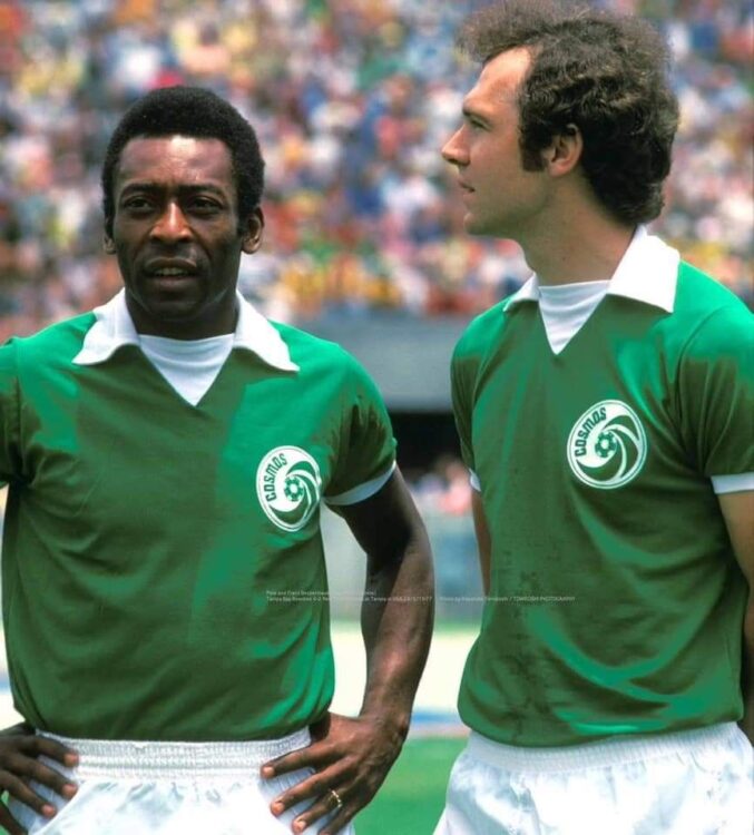 Maglia Cosmos away verde Pelè