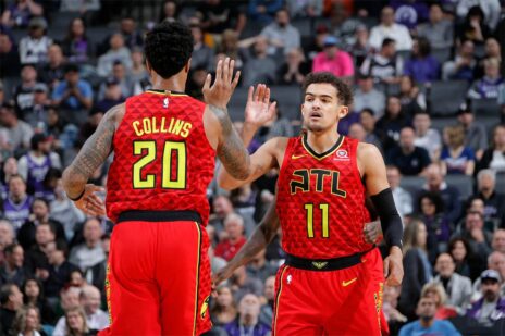 Canotta NBA Atlanta Hawks rossa ATL
