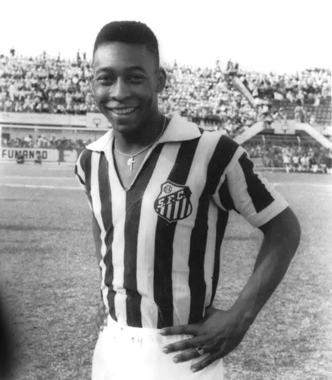 Pele 1956 esordio Santos