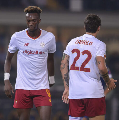 Pantaloncini Roma rossi divisa trasferta