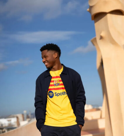 Ansu Fati, divisa Barcellona senyera