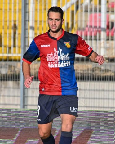 Gubbio maglia rossoblù home Legea