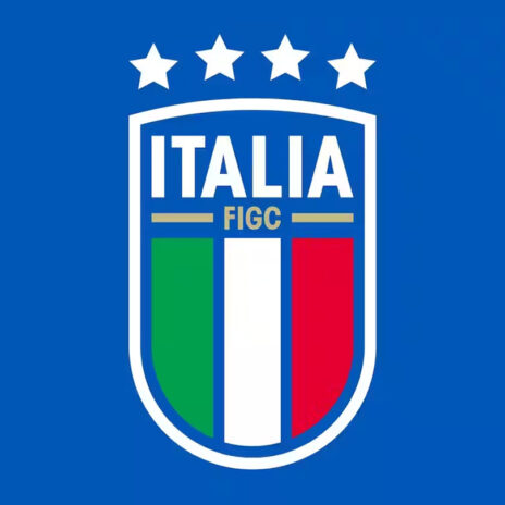 Logo Italia sfondo azzurro