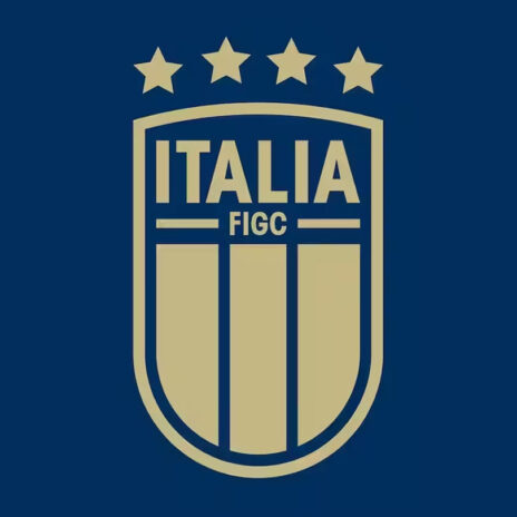 Scudetto Italia dorato