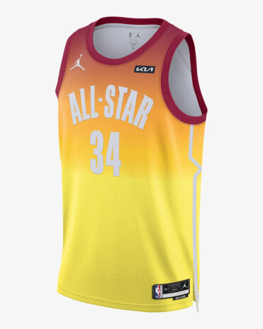 Maglia All Star Game giallo-arancio 2023 34