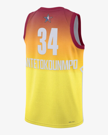 Maglia All Star Game giallo-arancio 2023 Giannis