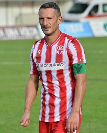Maglia Vis pesaro biancorossa Macron 2023