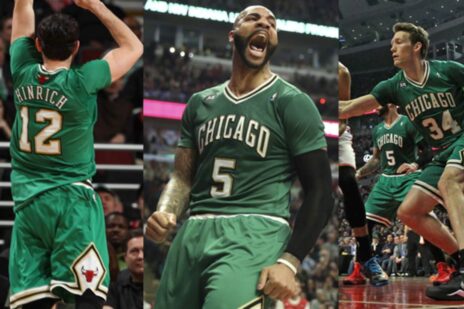 Maglia verde Chicago Bulls 2013-2014