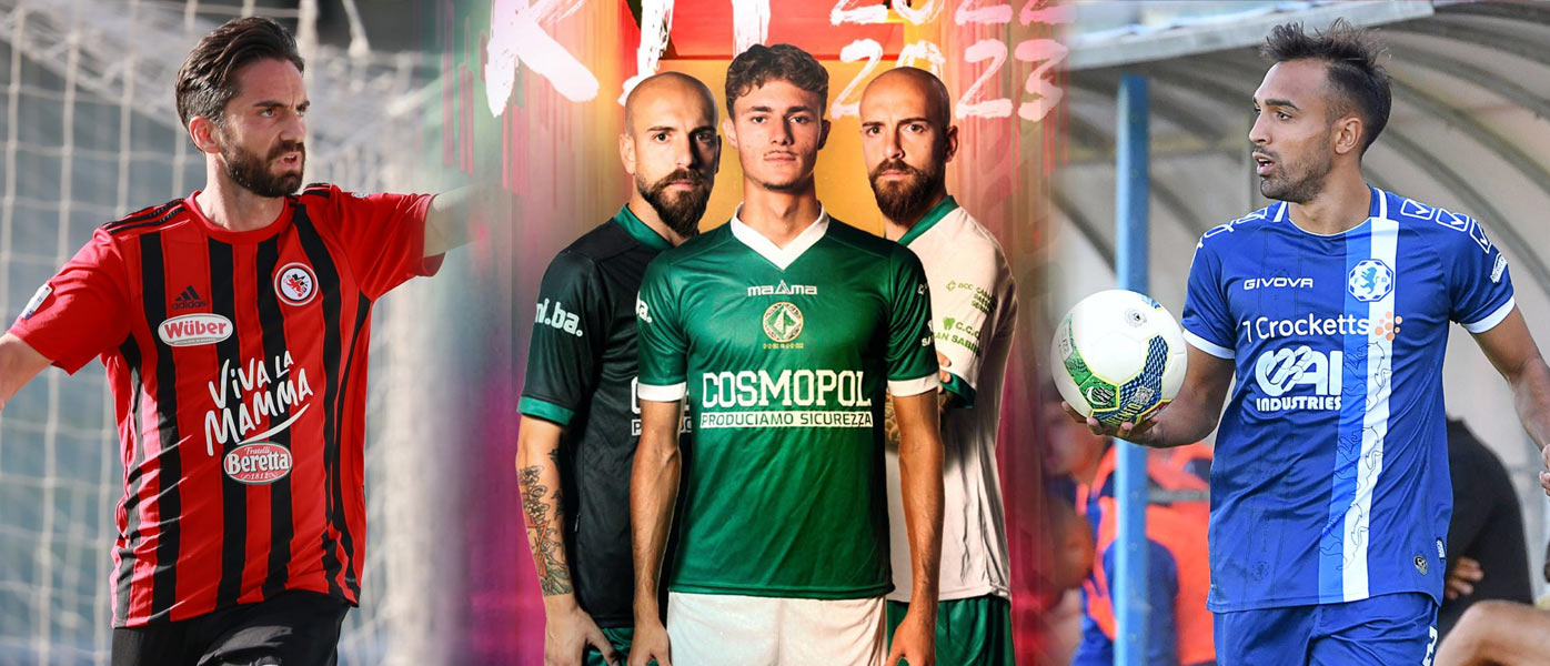 Le maglie della Serie C 2022 2023 Girone C