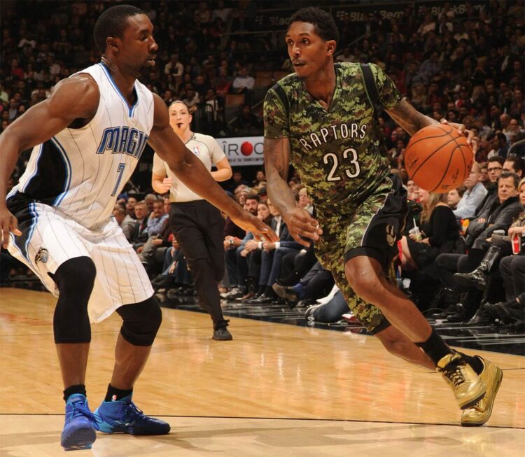 Divisa camouflage Toronto Raptors 2014