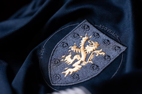 Stemma celebrativo Scozia 150 anni