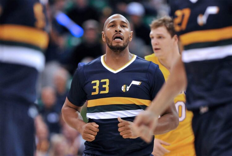 Maglia Utah Jazz maniche 2016-2017