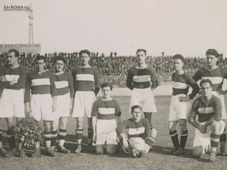 L'Alba Roma anni 20 con la maglia verde